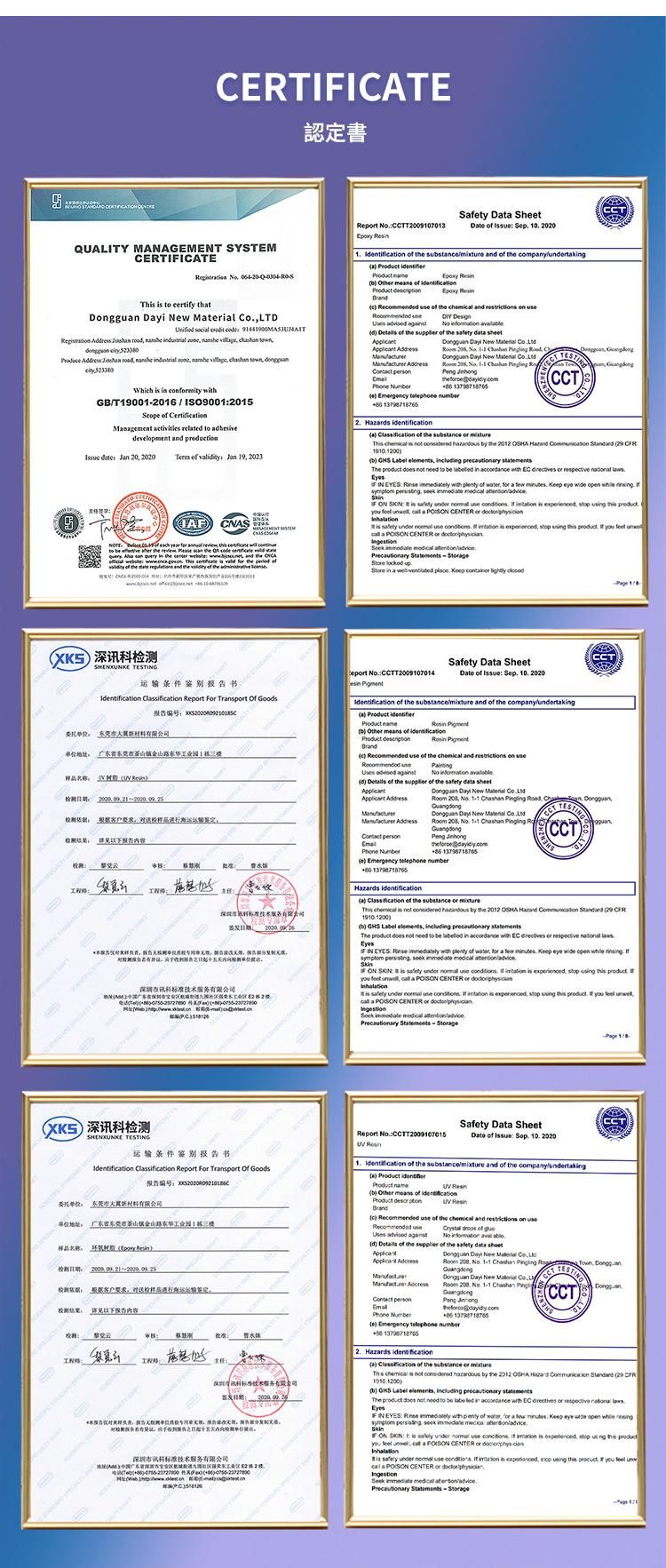 Factory Delivery Custom Standard Accept Modern Design Epoxy Resin Table