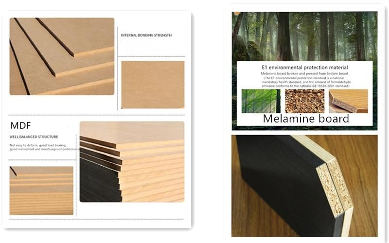 Modern Home Furniture Modern Wooden Melamine Laminated Customized Folding Table