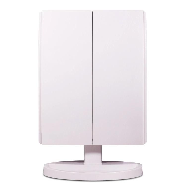 Makeup Vanity LED Lighted 3 Way Folding Mirror for Fancy Girls