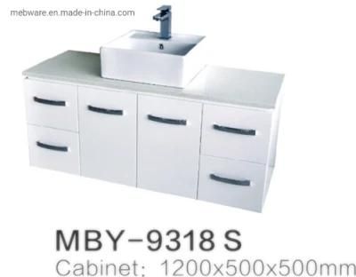 MDF Bathroom Cabinets with White Color