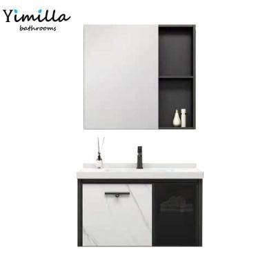 Modern Aluminium Bathroom Vanity High End Bathroom Cabinet Washbasin Cabinet