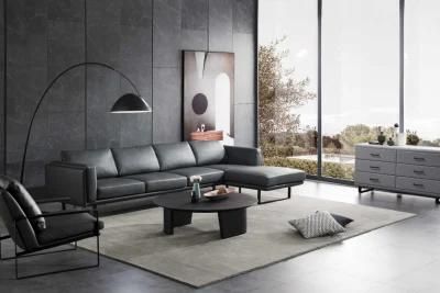 New Modern Furniture Design Leather Sofa Set Living Room Furniture in American Market