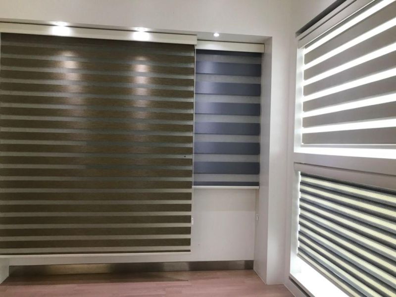 Manual Customized 100% Polyester Roller Blinds