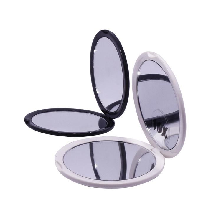 Double Sides Round Compact Pocket Mirror up to 10X Mirror on Top