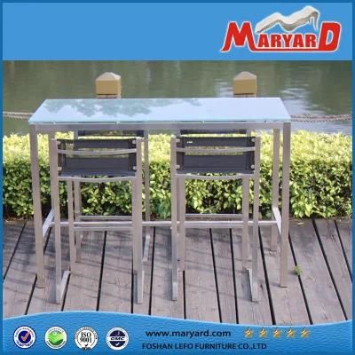 Modern Terrace Garden Hotel Courtyard Outdoor Rattan Furniture Resin Wicker Dining Table and Chair Set