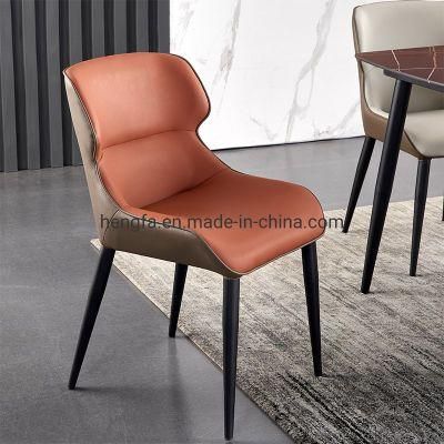 Modern Office Living Room Furniture Leather Cushion Dining Chairs