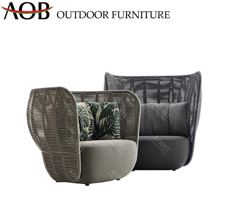 2022 Modern Outdoor Home Furniture Rope Outdoor Leisure Sofa Set