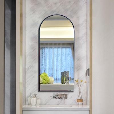 Arched Shaped Anti Fog Wall Hanging Vanity Mirror for Bathroom