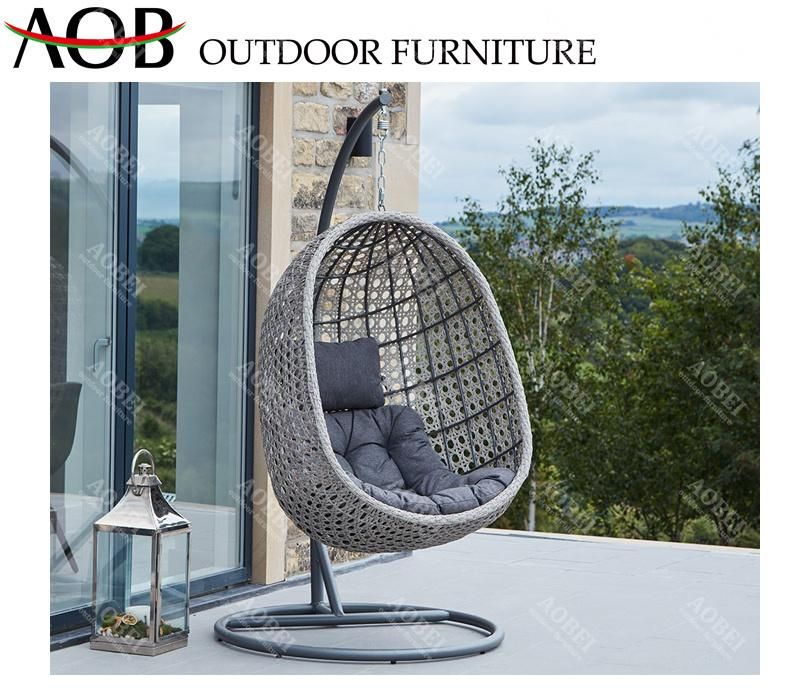 Wholesale Modern Outdoor Exterior Patio Garden Home Villa Balcony Hotel Rattan Hanging Swing Chair Furniture