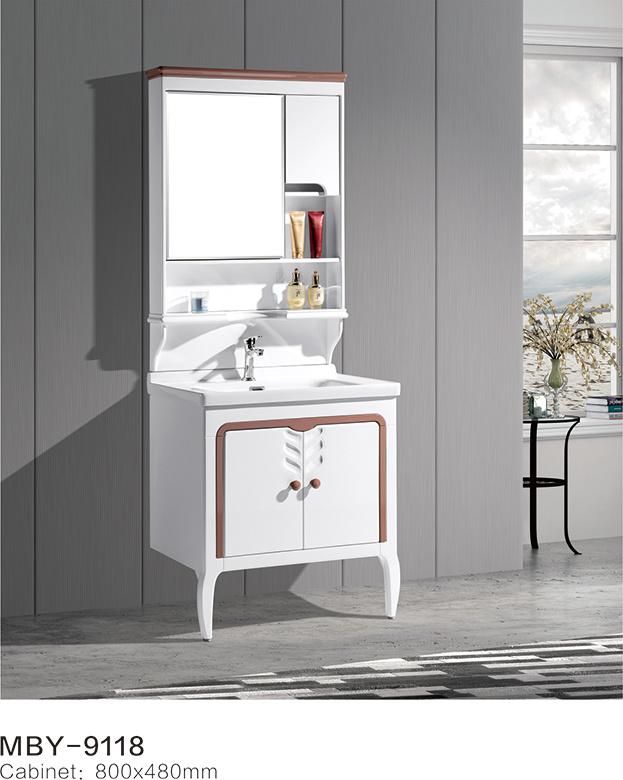 Floor PVC Bathroom Cabinet with Good Price