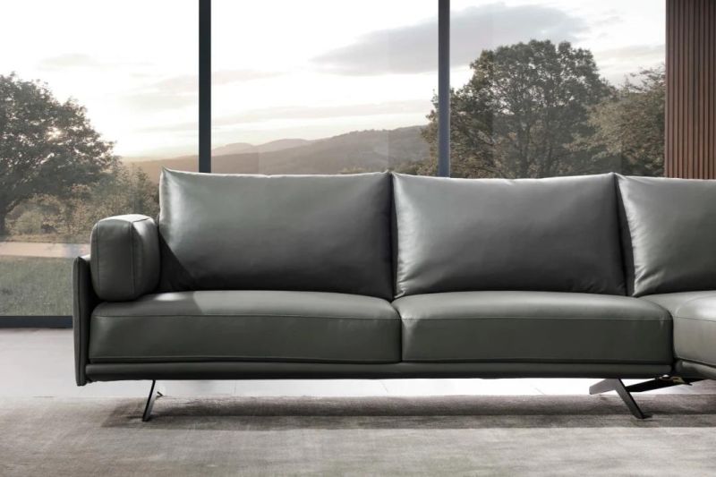 Customized Living Room Sofa Genuine Leather Sofa Leather Sofa Set GS9041