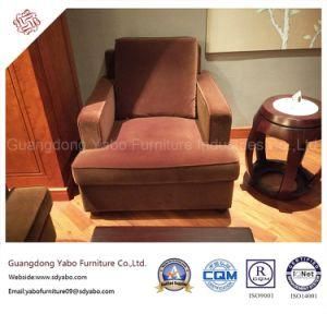 Hotel Furniture with Living Room Brown Fabric Armchair (YB-E-22)
