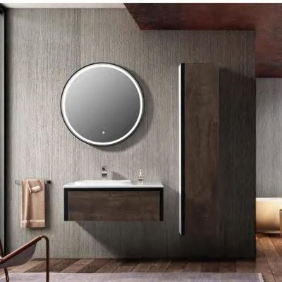 European Market MDF Free Paint Wooden Bathroom Furniture