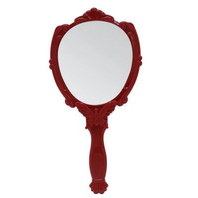 Hot Selling High Definition Glass Delicate Pattern Framed Makeup Mirror Oval Mirror