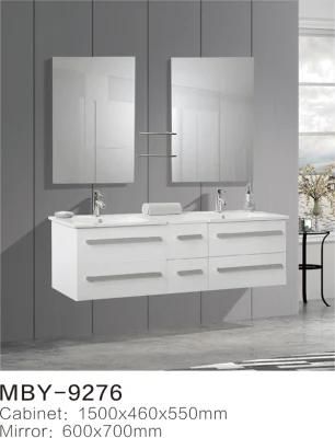 MDF Bathroom Cabinets with 2 Basins and Soft Closing System