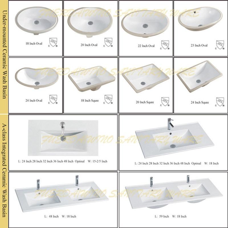 White Modern Type Bath Cabinet Bath Furniture