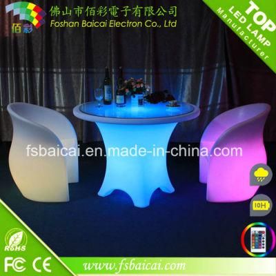 Round LED Bar Table for Nightclub Furniture