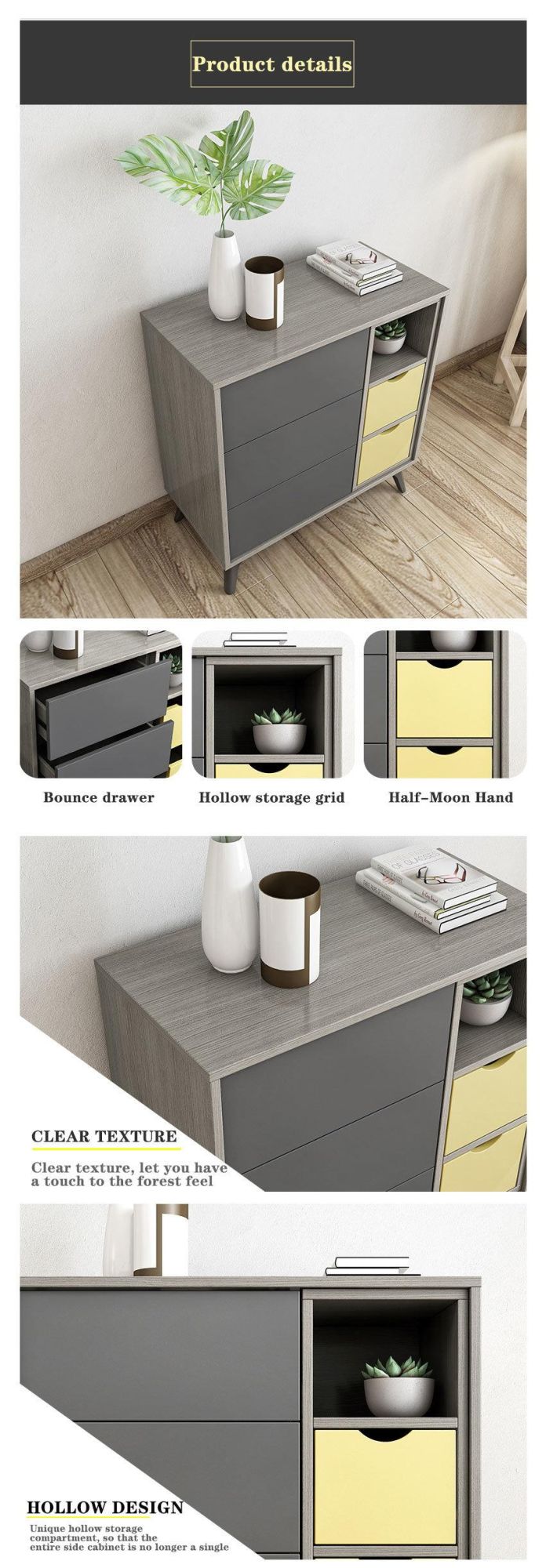 Made in China Modern Home Drawer Furniture Chinese Kitchen Wooden Cabinet Living Room Cabinets Shoe Rack