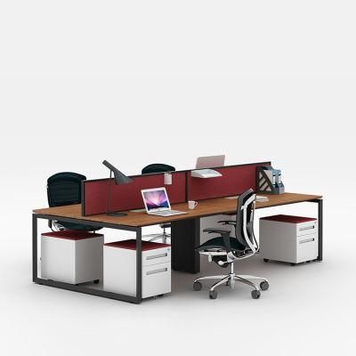 Factory Price Fashion Design New Model Benching Modern 4 Person Office Workstation Desk&#160;