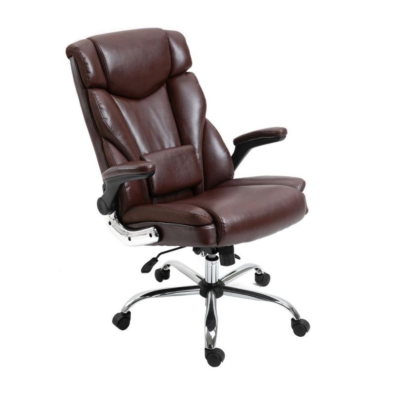 Modern New Design Swivel Cheap Office Room Rotating Wheel Dining Meeting Boss Leather Chair