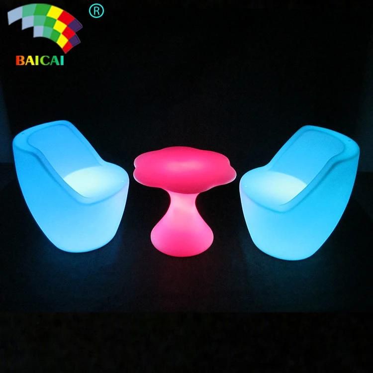Fast Delivery Rechargeable PE New Design LED Bar Chair