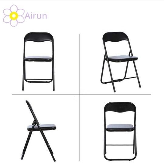 Wholesale Simple Computer Conference Casual Fashion Office Backrest Metal Folding Dining Chair
