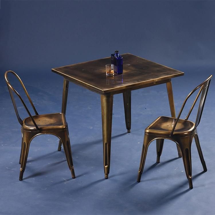 2022 Popular Modern Marble Cafe Furniture Table Chairs Sets