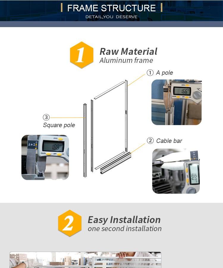 Professional Production Modern Staff Table 4 Seaters Office Partition Options for Work Station