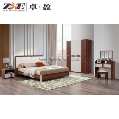 High Class Modern Wooden Bed Diamond Double Bed Gas Lift Hydraulic Bedroom Furniture Beds