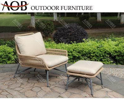Modern Wholesale Outdoor Garden Patio Hotel Home Leisure Rope Weaving Balcony Terrace Chair Set Furniture