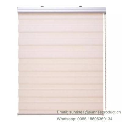 Adjustable Light Zebra Curtains/Easy Fix Double Roller Blind