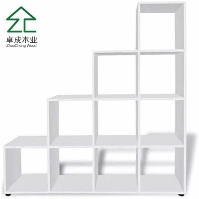 Store Creative Reading Nook Simple Design Wooden Bookcase