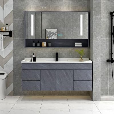Melamine Big Storage Mirror Bathroom Cabinet, Wall Mount Bath Vanities