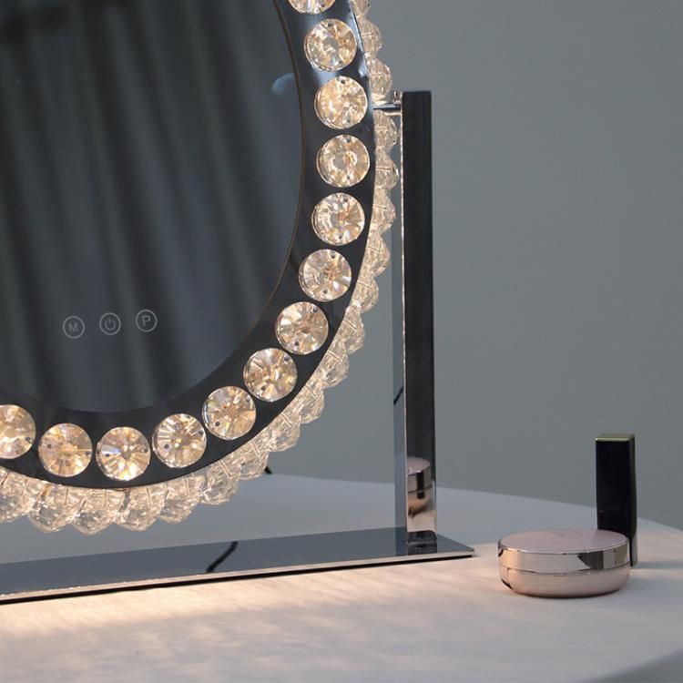 Wholesale Crystal Hollywood Mirror with Light LED Makeup Vanity Mirror