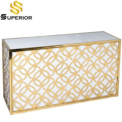 Outdoor Lighting Bar Table Party Gold Table