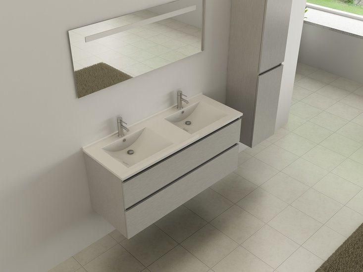 New European Luxury Melamine Bathroom Vanity Vanities with Mirror
