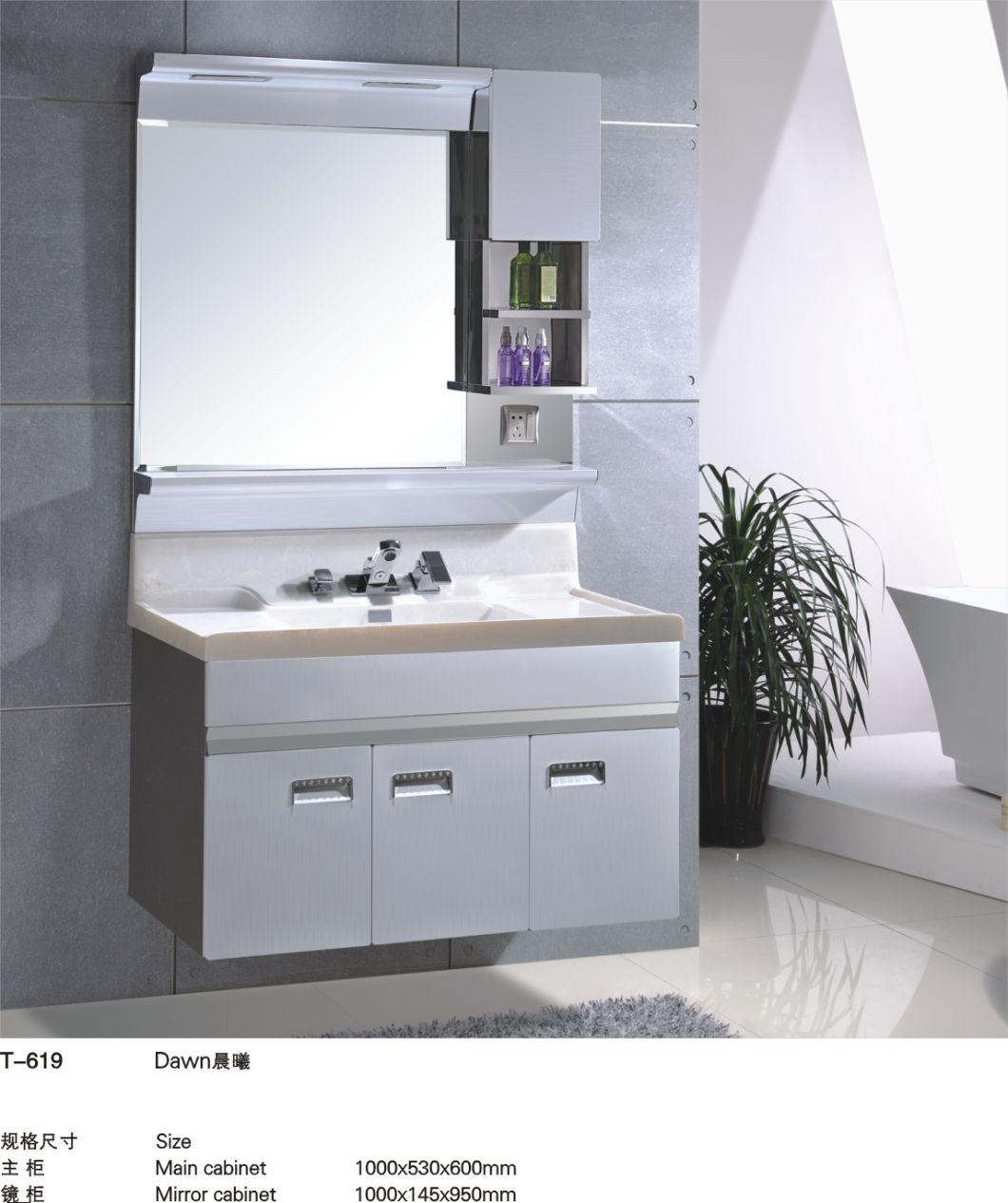 Wall Modern Hotel Home Storage Stainless Steel Metal Bathroom Furniture