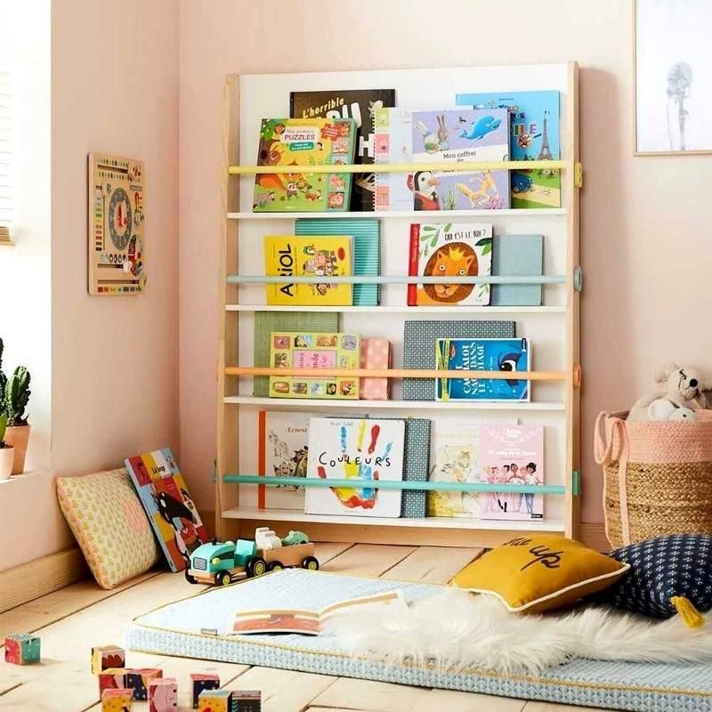 Children′s Bedroom Furniture Kids School Furniture Wooden Bookcase Modern Bookshelf Bookrack