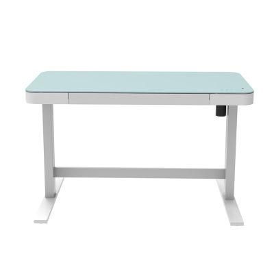 Glass Sit Stand Desk for Office Desk