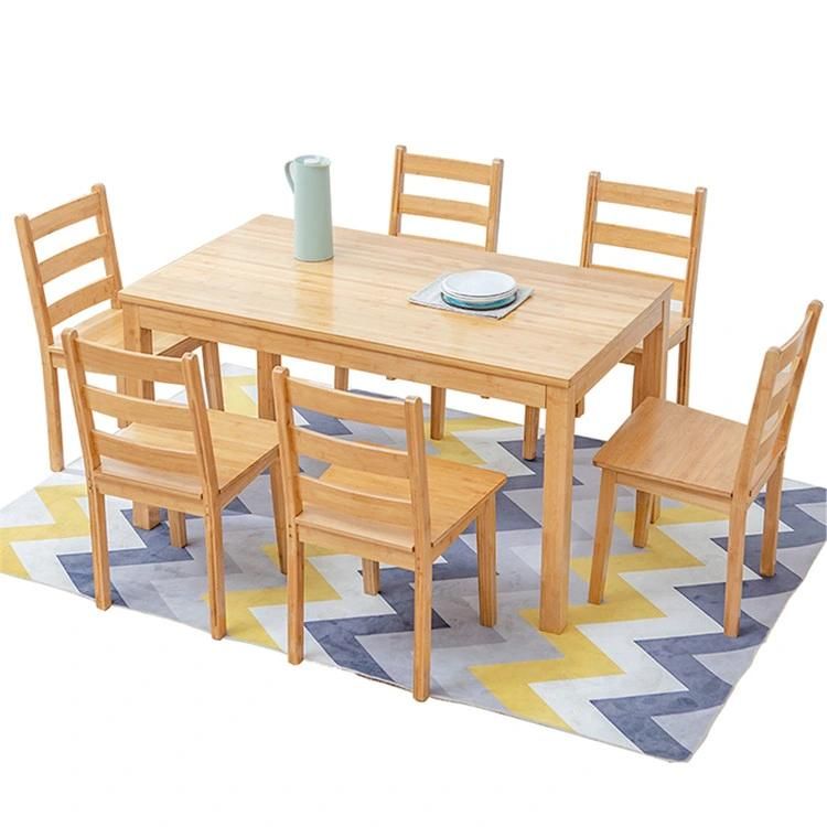 China Modern Style Natural Solid Wood Furniture Set