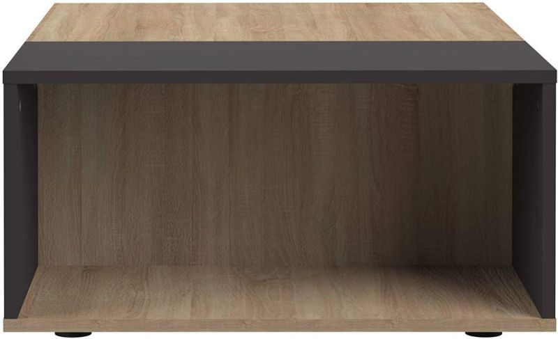 Modern Simple MDF Wood New Design Tea Coffee Center Table with Drawer and Open Shelf