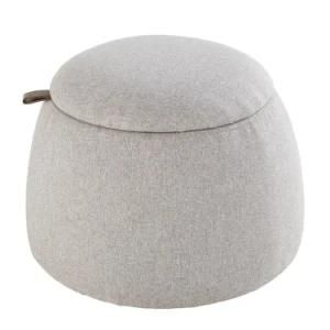 Modern Wooden Fabric Home Hotel Office Living Room Bedroom Kids Furniture Ottoman Storage Pouf Dining Chair