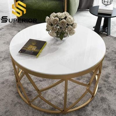 Latest Ethiopian Living Room Coffee Table with White MDF