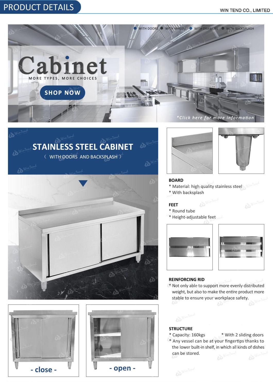 Commercial Kitchen Cabinet with Modern Designs for Kitchen Using