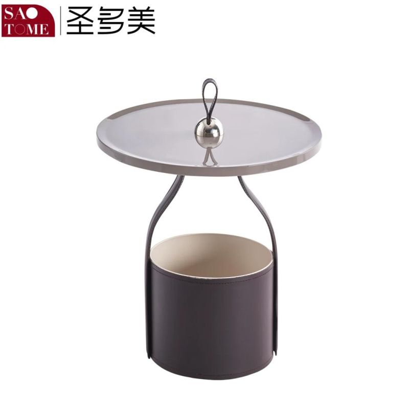 Living Room Home Furniture Stainless Steel Round Irregular Shape Table