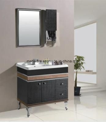 900mm Black Stainless Steel Bathroom Furniture (LZ-1818)
