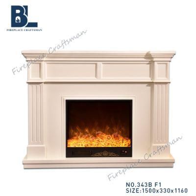 Modern Home Appliance Simple Design Electric Fireplace Living Room Furniture with Wood Burning Stove for Indoor Decoration