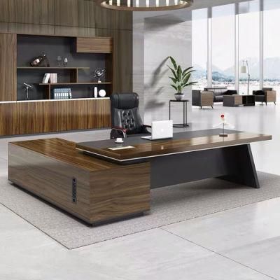 Office Desk Custom Furniture Factory Melamine Boss Executive Office Desk
