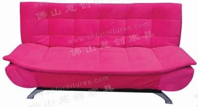 Household Red Flannel Fabric Sofa Bed Combination Furniture