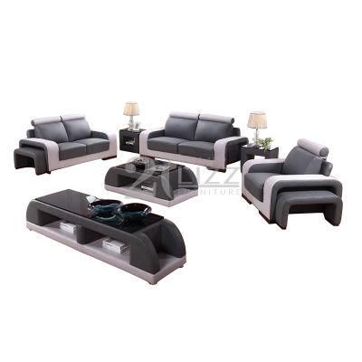 Fashion Modern Furniture Italian Genuine Leather Sofa Set for Living Room
